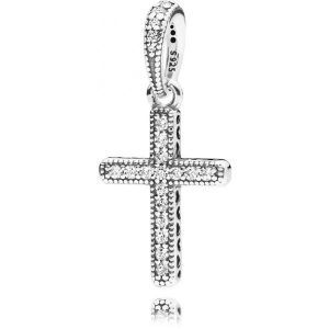 Colgante en plata de ley cruz