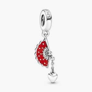 Charm colgante en plata de ley Abanico español Pandora 797879EN09
