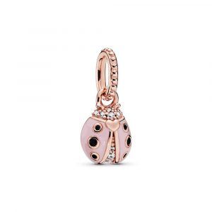 Colgante en Pandora Rose Mariquita de la Suerte Rosa