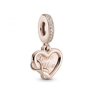 Charm Colgante Corazón Infinito Te Amo