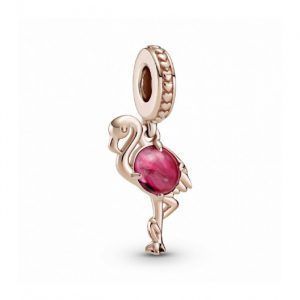 Charm Colgante Flamenco Rosa