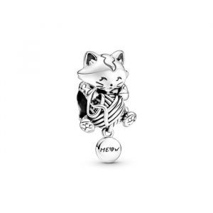 Charm Gatito y Ovillo de Lana