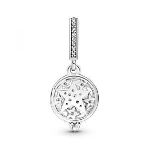Charm Colgante Doble Estrella Magnificada