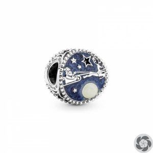 Charm de Cristal de Murano Galaxia y Estrellas