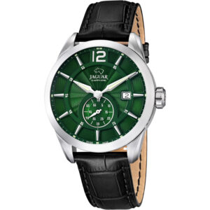 Reloj Jaguar Acamar J663/3 con esfera verde y correa negra