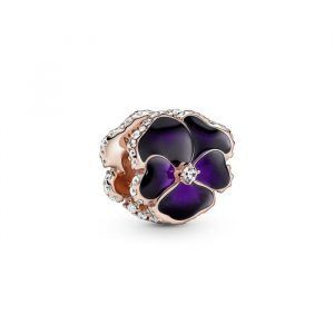 Charm Flor Pensamiento Morado