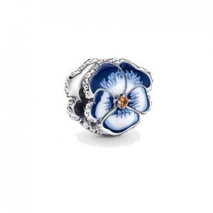 Charm Flor Pensamiento Azul