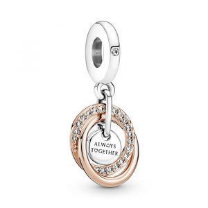 Charm Colgante Círculo Familiar Siempre