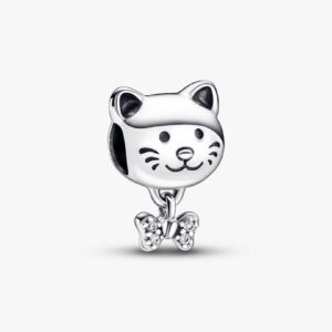 Charm Mascota Gato y Lazo Pandora 792255C01