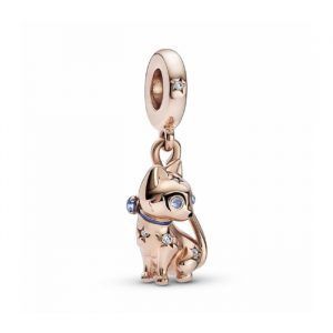 Charm Colgante Mascota Gato Brillante