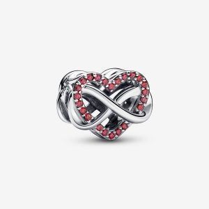 Charm Corazón Rojo Familia Infinito