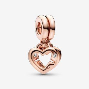 Charm Colgante Corazones de Hermanas