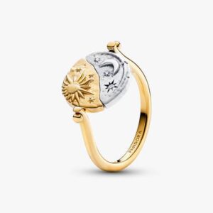Anillo Medallón Reversible Sol y Luna Pandora 164810C01